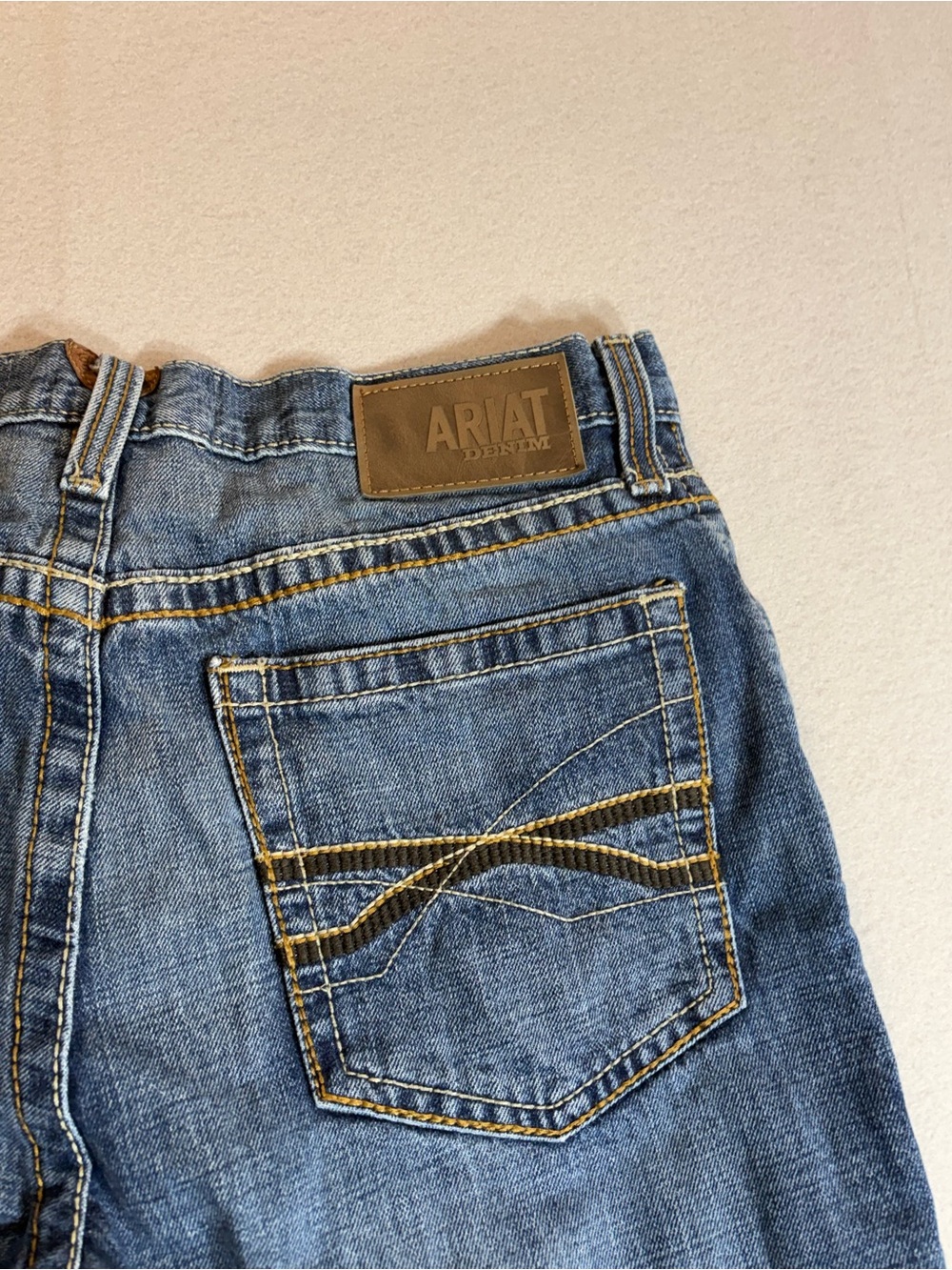 Ariat M2 Relaxed Boot Cut Jeans Men 32x34 Medium Wash - Picture 4 of 16